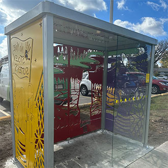 2023 Bus Shelter Art